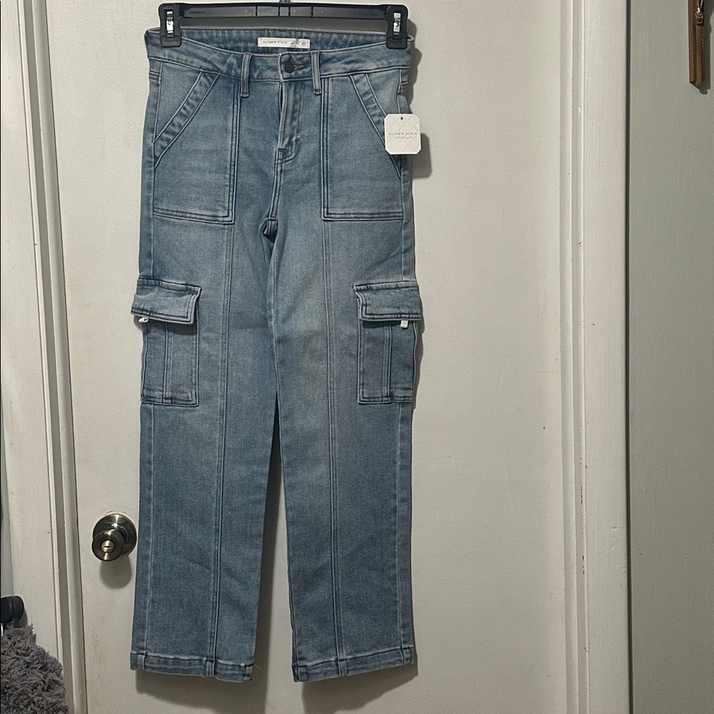NWT Altar’d State Cargo Jeans women’s size 25